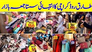 Tariq road market - jumma bazar friday sale karachi - heels,bags,leftover fancysuit & makeup