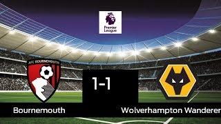 Bournemouth 1-1 Wolverhampton Wanderers: Empate a 1 entre el Bournemouth y el Wolverhampton