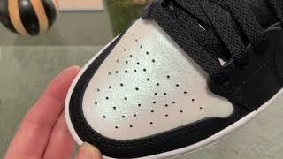 Nike air Jordan 1 low SE Diamond Shorts unboxing review and close-up