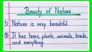 Beauty of nature essay in English | Essay on Beauty of Nature