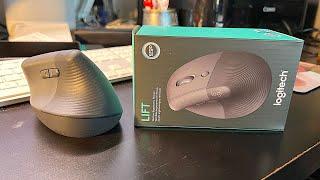 Logitech Lift Vertical Ergonomic Mouse: Die bequemste Maus für stundenlanges Arbeiten: Unboxing/Test