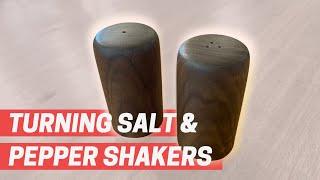 Easy Woodturning Project that Sells: Walnut Salt and Pepper Shakers