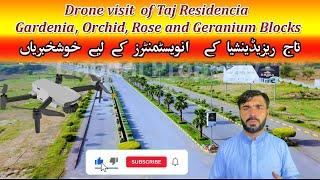 Drone visit  of Taj Residencia Gardenia Orchid Rose and Geranium Blocks