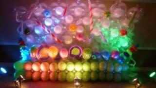 Balloon lighting effects. Back wall balloons. DreamARK Events  * www.dreamarkevents.com *