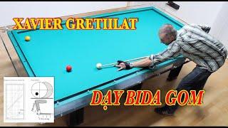 Bài học: 50 HÌNH BIDA GOM Xavier Gretillat PART 1 -  từ hình 1-10 | Xavier Lesson Libre billiards 당구