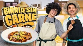 BIRRIA SIN CARNE con @LaGranjadelBorrego @lamamadelasrecetas y @tujefitahenry