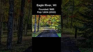 Random US Towns: Eagle River, WI #shorts