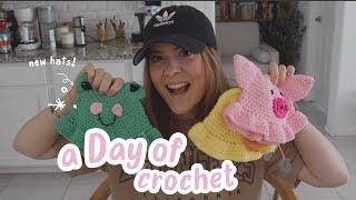 A Day of Crochet- market prep, new patterns, and lots of crochet