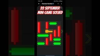 Hamster Kombat 22 September Key Game Solved #hamsterkombat