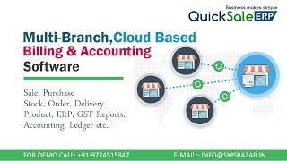 Multi-Branch Cloud-Based Billing Software Free Demo, Multi-Store Accounting Software Company India