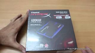 Kingston Hyperx 120 GB SSD (SATA 3) unboxing