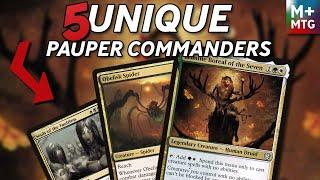 5 Unique Pauper Commander Ideas