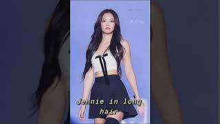 Black Pink Member In Short And Long Hair #Black Pink #Lisa #Jennie #Rose #Jisoo # Shorts #Youtube