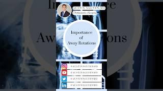 Away rotations in Orthopedic Surgery are very important!! #orthopedics #awayrotations #medicalschool