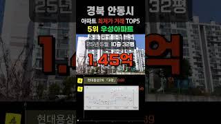 경북에서 가장 싼 아파트 5곳. 경북 안동시 30평형대 APT 최저가 거래 #급매 #부동산 #갭투자 #분양가 #급매물 #전세가 #싼아파트 #아파트 #분양가