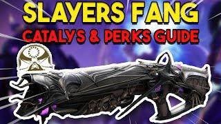 Destiny 2: HOW TO UNLOCK SLAYERS FANG CATALYST & PERKS IN 1 RUN (Full Guide Kells Fall)