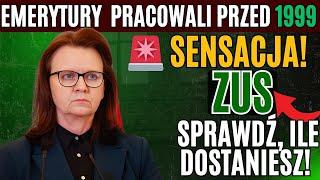  SENSACJA! ZUS ZWIĘKSZA EMERYTURY DLA TYCH, CO PRACOWALI PRZED 1999 R. – SPRAWDŹ, ILE DOSTANIESZ!