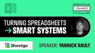 How To Turn Your Excel Spreadsheet Into A Smart System? Sheetgo @ Global Excel Summit 2022