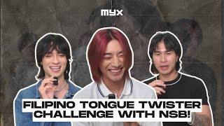 NSB takes on Filipino tongue twisters with MYX (Chaotic!)