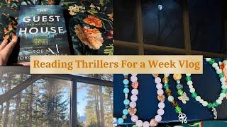 Reading Thrillers For A Week Vlog #booktube #thriller