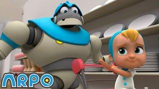 ARPO the Robot | Accidents Happen!! | Funny Cartoons for Kids | Arpo & Daniel