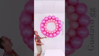 balloon decoration ideas  birthday decoration ideas at home #cartoon #shorts #tiktok #gustavogg