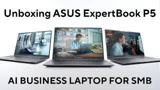 ASUS ExpertBook P5 (P5405) #Intel - Unbox Video | 2024