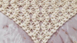 EASY CROCHET SPIDER STITCH SHAWL TUTORIAL || How to crochet for beginners || DIY GIFTS 