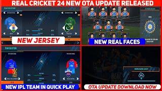 Real Cricket 24 New OTA Update Released | New Jersey & Logo | Real Cricket 24 New Update Today