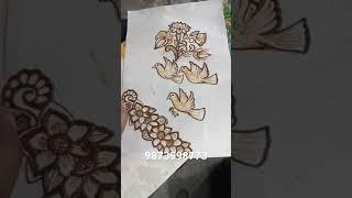 #birds design Mehandi Aman mehandi design 9873998773