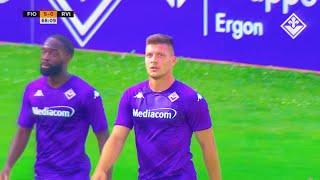 Luka Jovic Scores 4 GOALS On His Debut For Fiorentina!