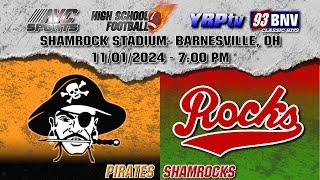 Wheelersburg Pirates vs Barnesville Shamrocks HS Football Playoffs 11.01.2024