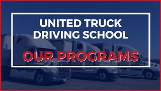 United Truck Driving School CDL Training Programs