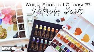 Beginner Friendly! Favorite Affordable Watercolor Paints Pan and Tube! Painting Supplies Part 3 of 3