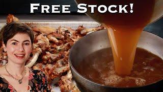 Re-Roasted Bone Stock (Free and Fabulous)