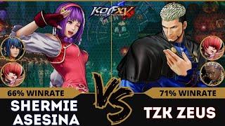 KOFXV⭐SHERMIE ASESINA (Leona/Athena/Shermie) vs TZK ZEUS (Shermie/Goenitz/Dolores)⭐Ranked Match10/24