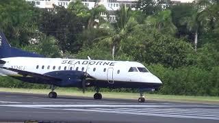 SEABORNE AIRLINES - SAAB 340B - TAKEOFF SAN JUAN