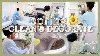 SPRING CLEAN & DECORATE WITH ME 2023 | Extreme Deep Cleaning Motivation & Decor Ideas #FIXERUPPER