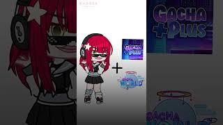 My oc in gacha plus & gacha world mod || Inspirased: @Caroelle_XoXo #gacha #shorts