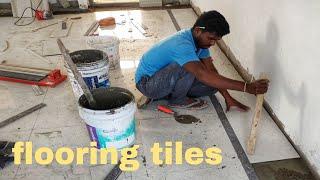 #Telugutilesworkbablu flooring tiles work..