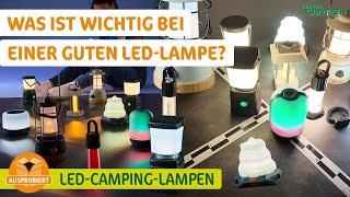 Camping lamp test - What should you look out for? - How did we test? #clever #camping #led