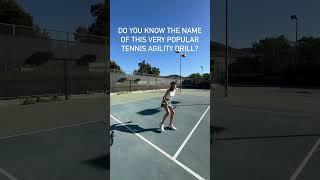 Name this Famous tennis agility drill #tennis #agility #footwork #court