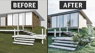 Lumion 9 Exterior Rendering Workflow (SketchUp to Lumion)