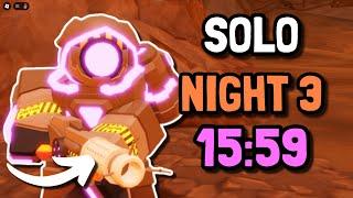 SOLO NIGHT 3 SPEEDRUN IN 15 MINUTES | Roblox Tower Defense Simulator Hexscape Event TDS