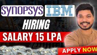 IBM & Synopsys Hiring Electronics & Electrical Engineer | Apply Now Online  | Electronics Geek