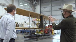 Adam Savage Examines the Wright Brothers 1909 Military Flyer