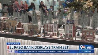 Sunflower Bank displays annual holiday model train display