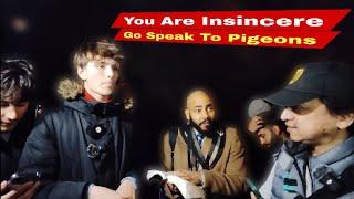 Muslim Checkmates Arrogant Christian! Mansur And Christians Speakers Corner