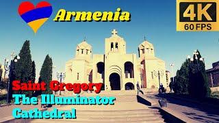 Yerevan Armenia  Saint Gregory The Illuminator Cathedral, Armenia City Walk Tour [ Armenia 4K ]