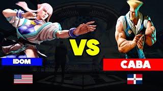 SF6- IDom (MANON) vs CABA (GUILE) STREET FIGHTER 6 MATCH FIRST TO 3 ONLINE TORNAMENT.